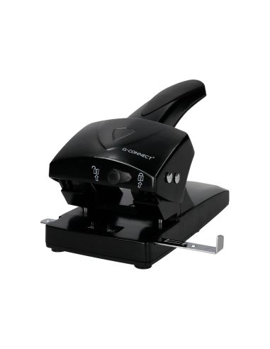Taladrador Q-Connect Kf01237 Negro Abertura 6,5 Mm Capacidad 65 Hojas