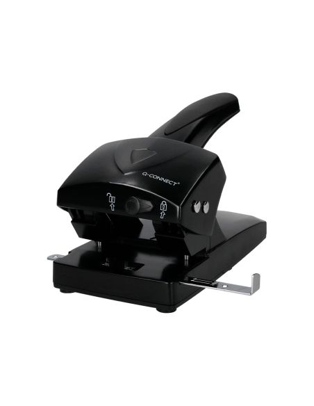 Taladrador Q-Connect Kf01237 Negro Abertura 6,5 Mm Capacidad 65 Hojas