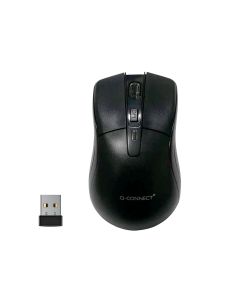 Raton Q-Connect Optico 1000 Dpi Inalambrico Nano Receptor Usb 2,4 Ghz Negro 2