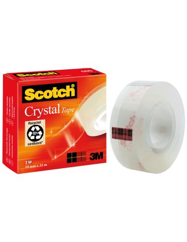 Cinta Adhesiva Scotch Supertransparente 33 Mt X 19 Mm 600/1933Ci