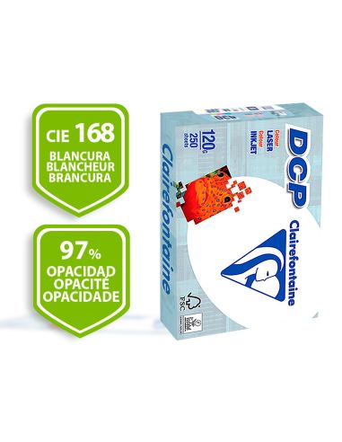 Papel Fotocopiadora Clairefontaine Din A3 120 Gramos Paquete De 250 Hojas