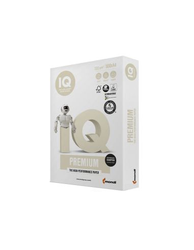Papel Fotocopiadora Iq Premium Din A4 100 Gramos Paquete De 500 Hojas