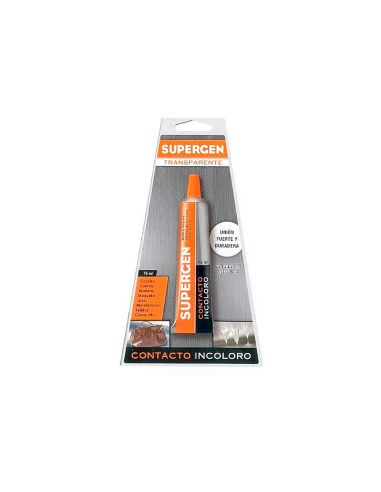 Pegamento Supergen Contacto Incoloro 20 Ml Unidad