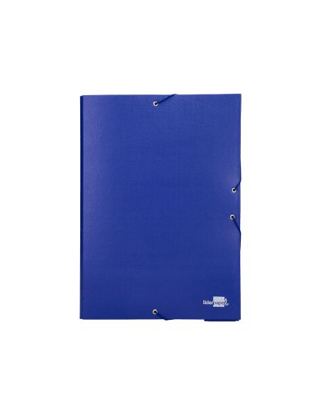 Carpeta Proyectos Liderpapel Folio Lomo 90Mm Carton Forrado Azul