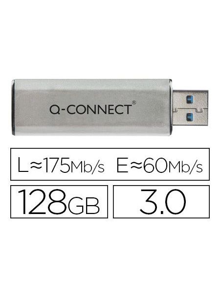 Memoria Usb Q-Connect Flash 128 Gb 3.0|Libreriasalesiana