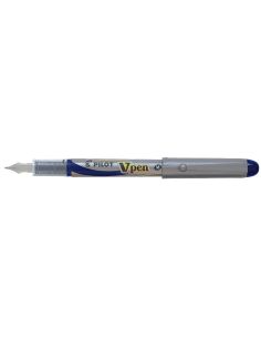 Pluma Pilot V Pen Silver Desechable Azul Svp-4Ml 2