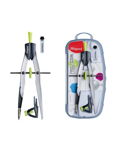 Compas Maped 291010 Con Bigotera Abrazadera Y Estuche De Minas