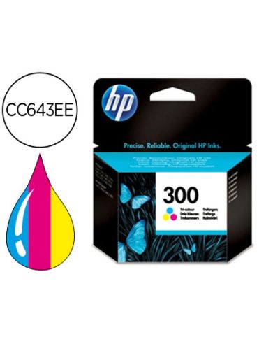 Ink-Jet Hp N.300 Tricolor Dj F4224 Aio Dj D2560 165 Pag