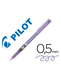 Rotulador Violeta Pilot Punta Aguja V-5  0.5 Mm