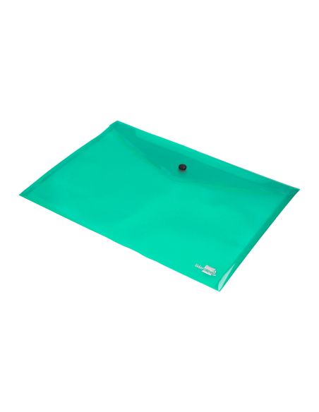 Carpeta Liderpapel Dossier Broche 34043 Polipropileno Din A4 Verde Transparente 50 Hojas