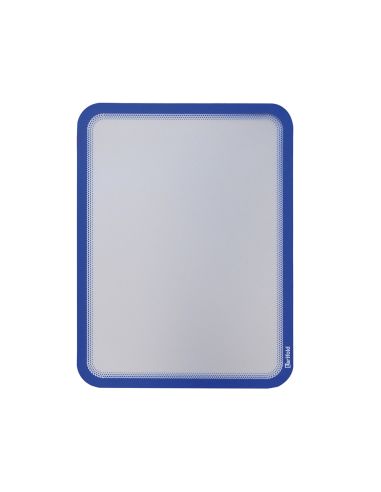 Marco Porta Anuncios Djois Magneto Din A4 Con 4 Bandas Magneticas En El Dorso Color Azul Pack De 2 Unidades