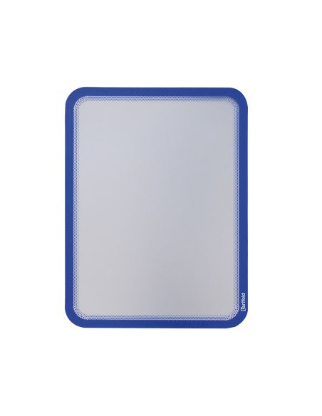 Marco Porta Anuncios Djois Magneto Din A4 Con 4 Bandas Magneticas En El Dorso Color Azul Pack De 2 Unidades