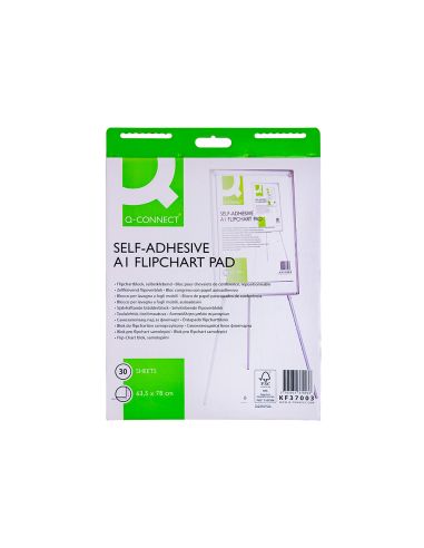 Bloc Congreso Q-Connect Papel Autoadhesivo 635X830 Mm Fsc 30 Hojas 70G/M2