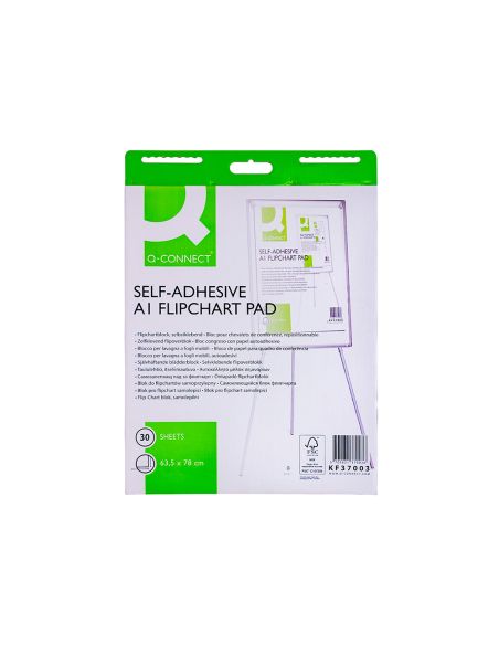 Bloc Congreso Q-Connect Papel Autoadhesivo 635X830 Mm Fsc 30 Hojas 70G/M2