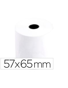 Rollo Sumadora Q-Connect Electro 57 Mm Ancho X 65 Mm Diametro Sin Bisfenol A