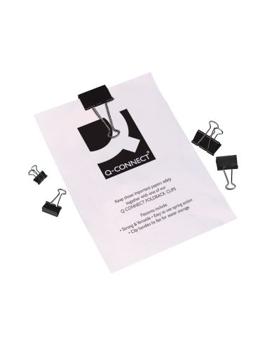 Pinza Metalica Q-Connect Reversible N.2 24 Mm Caja De 10 Unidades