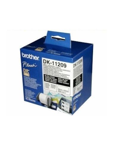 Etiqueta Adhesiva Brother Dk11209 -Tamaño 62X29 Mm Para Impresoras De Etiquetas Solo 1050/N/1060N -800 Etiq.-