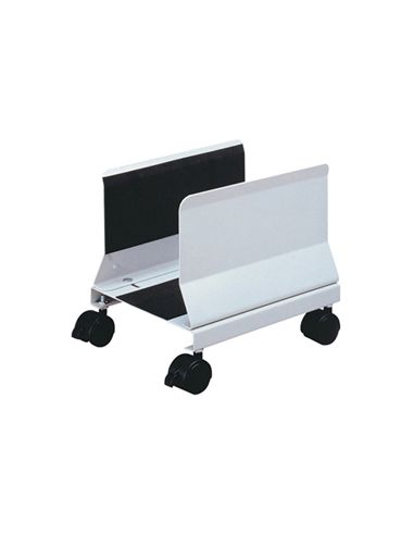 Soporte Para Cpu Metal Q-Connect Regulable Con Ruedas
