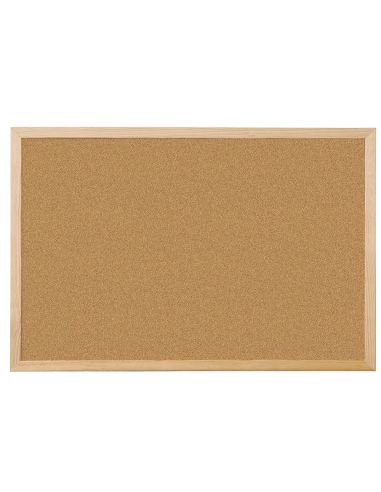 Pizarra Corcho Q-Connect 60X40 Cm Marco De Madera