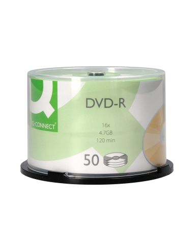 Dvd-R Q-Connect Capacidad 4,7Gb Duracion 120Min Velocidad 16X Bote De 50 Unidades
