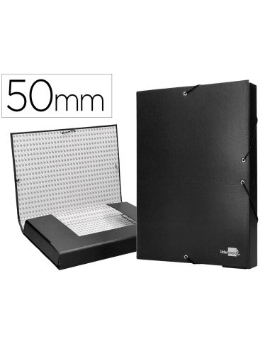 Carpeta Proyectos Liderpapel Folio Lomo 50Mm Carton Forradonegra