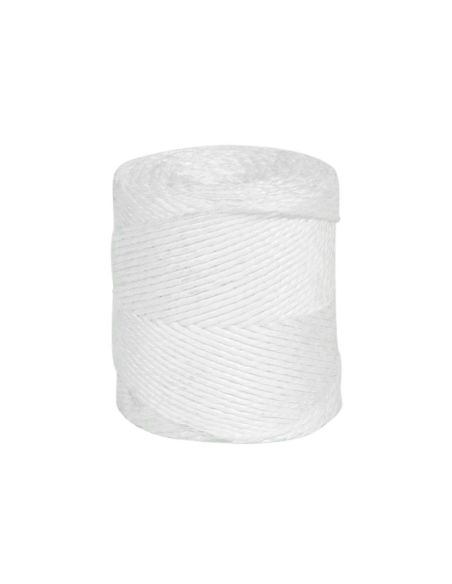 Cuerda Rafia Liderpapel Color Blanco Rollo De 600 Metros