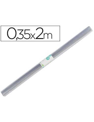 Rollo Plastico Forralibros 0,35X2 Mt Liderpapel