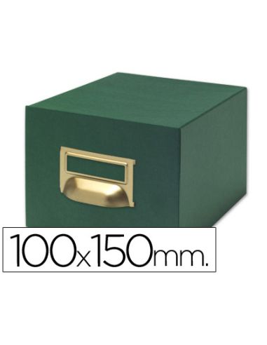 Fichero Fichas Tela Verde 1000 Fichas N.3 Tamaño 100X150 Mm