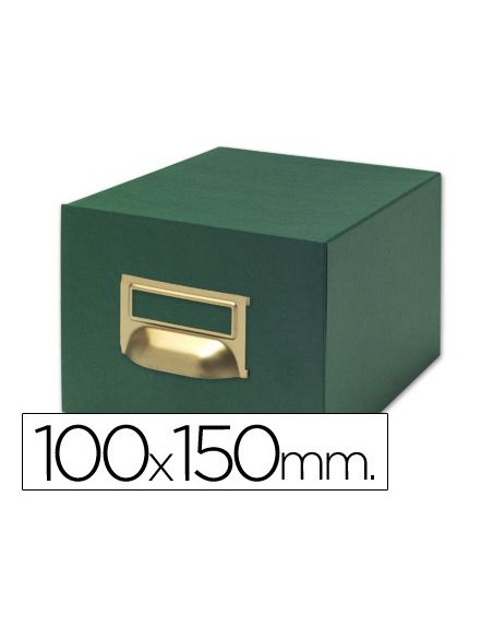Fichero Fichas Tela Verde 1000 Fichas N.3 Tamaño 100X150 Mm