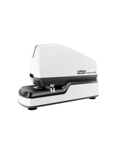 Grapadora Rapid Electrica Optima 60 Blanco/Negro Capacidad Hasta 60 Hojas