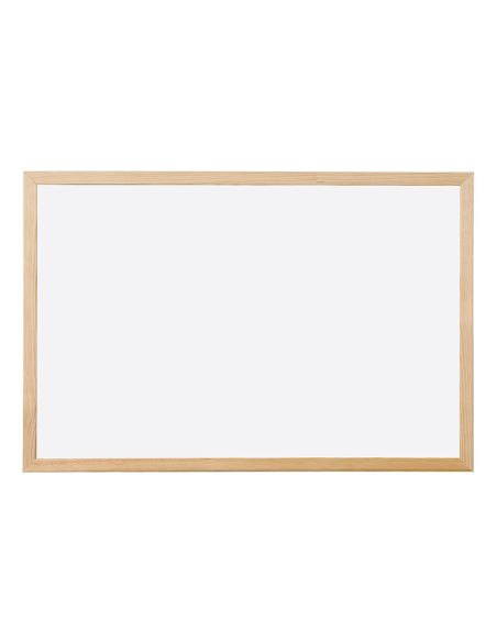 Pizarra Blanca Q-Connect Laminada Marco De Madera 150X100 Cm