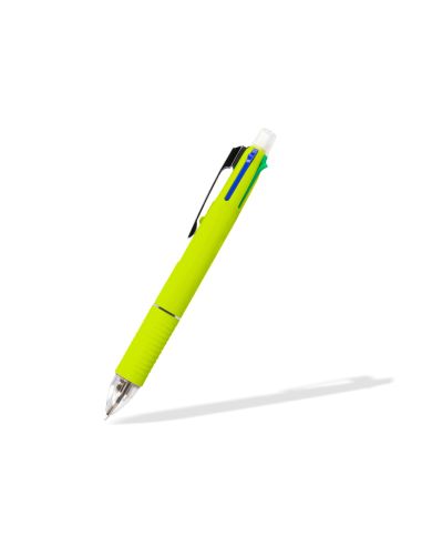 Boligrafo Liderpapel 5 En 1 Azul Negro Rojo Verde 0,7M Y Portaminas 0,5Mm