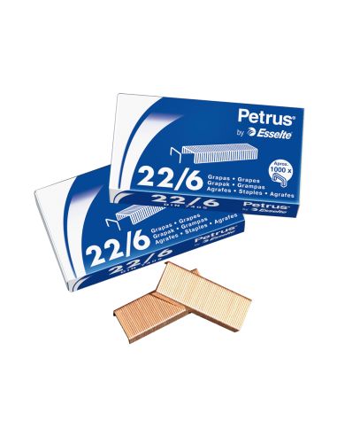 Grapas Petrus Nº 26/6 Caja De 5000 Unidades