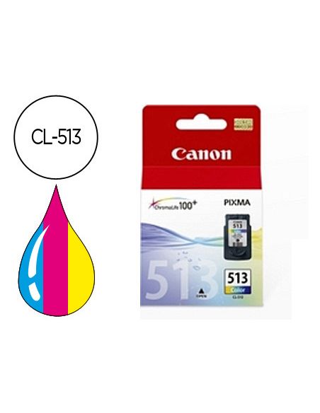 Ink-Jet Canon Cl-513 Color Pixma Mp240/260/480 Alta Capacidad