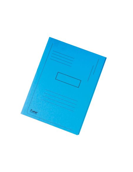 Subcarpeta Cartulina Reciclada Exacompta A4 Azul 280G/M2 Con 2 Solapas Interior