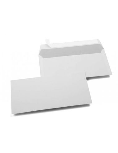Sobre Liderpapel N 5 Blanco Americano 115X225 Mm Tira De Silicona Paquete De 25 Unidades