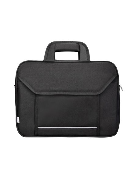 Maletin Para Portatil Q-Connect 15,4" Negro 1 Asa 2 Bolsillos Exteriores Medidas 390X290X90 Mm