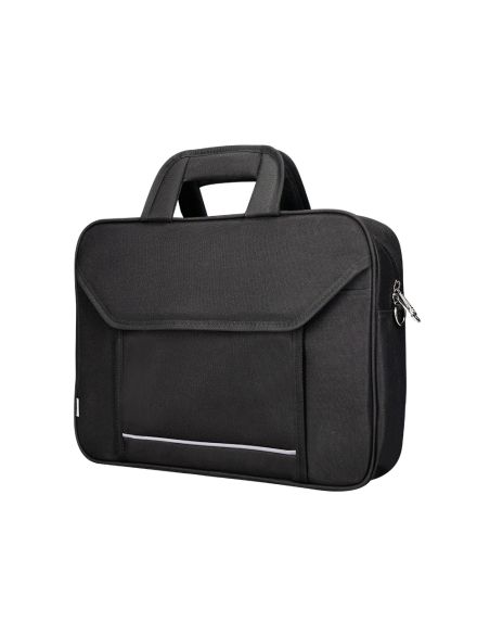 Maletin Para Portatil Q-Connect 15,4" Negro 1 Asa 2 Bolsillos Exteriores Medidas 390X290X90 Mm