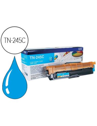 Toner Brother Tn-245C 2200 Pag Hl3140Cw/3150Cdw/3170Cdw Dcp9020Cdw/Mfc9140Cdn /9330Cdw/9340Cdw Cian