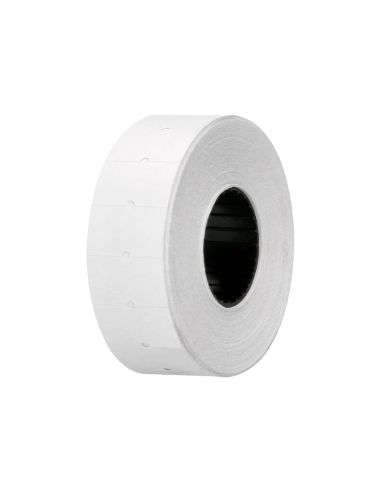 Etiquetas Q-Connect Blanca 21X12 Mm Lisa Rollo 1000 Etiquetas Para Etiquetadora Connect Kf00712