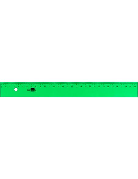 Regla Liderpapel 30 Cm Acrilico Verde