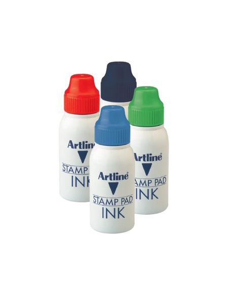Tinta Tampon Artline Azul Bote 50 Cc