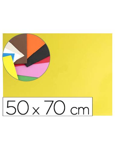 Goma Eva Liderpapel 50X70Cm 60G/M2 Espesor 1.5Mm Amarillo