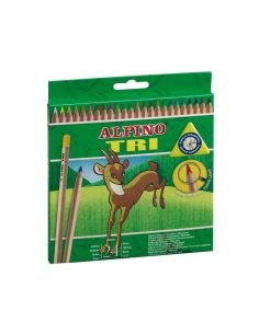 Lapices De Colores Alpino Tri Estuche De 24 Colores Surtidos 2