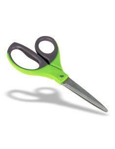 Tijera Q-Connect Mango Caucho 8" 21 Cm Blister 2