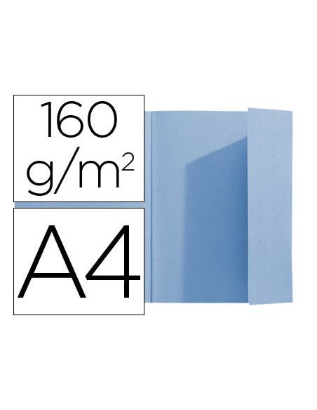 Subcarpeta Exacompta Din A4 Azul 160G/M2 Con Solapa Interior