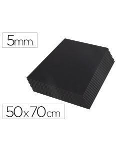 Carton Pluma Liderpapel Negro Doble Cara 50X70 Cm Espesor 5 Mm