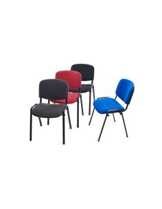 Silla Rocada Confidente Estructura Metalica Tapizada En Tela Ignifuga Negra 57X81X48 Cm 2
