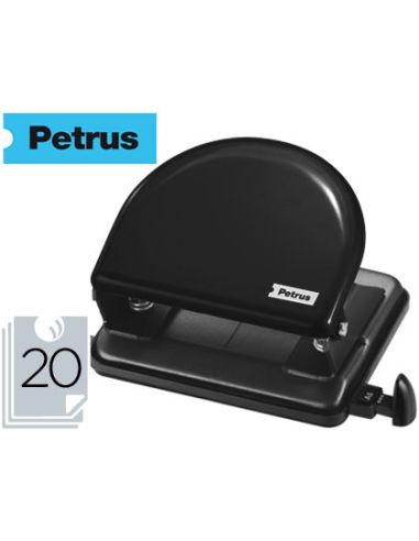 Taladrador Petrus 52 Negro Capacidad 20 Hojas