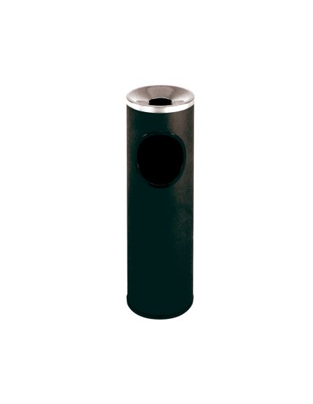 Cenicero Papelera Redondo 401 Negro Metalico 66X21,5 Cm